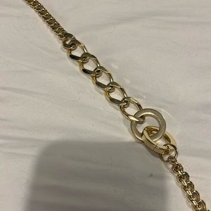 Alexander McQueen gold necklace